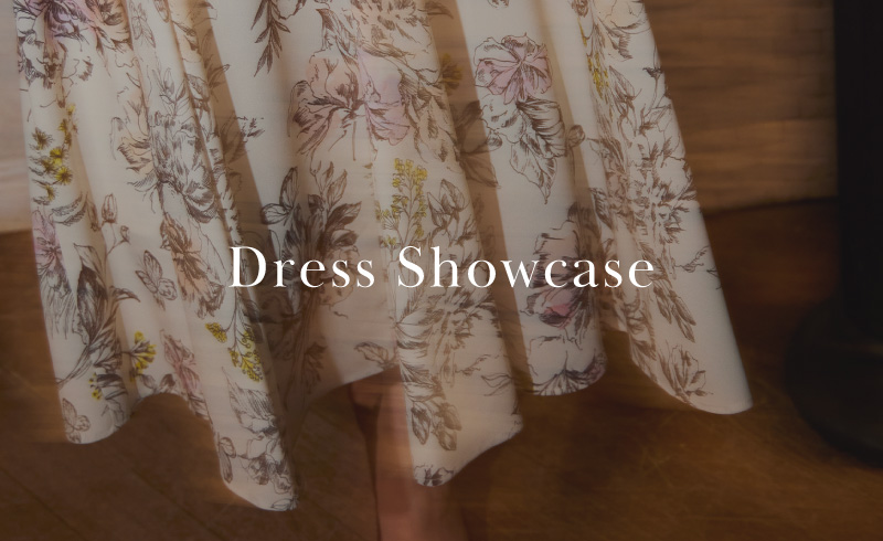 Dress Showcase｜1枚で主役級、大人の華やかワンピース