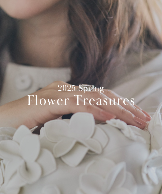 Flower Treasures｜美しさと幸せを運ぶフラワーモチーフ