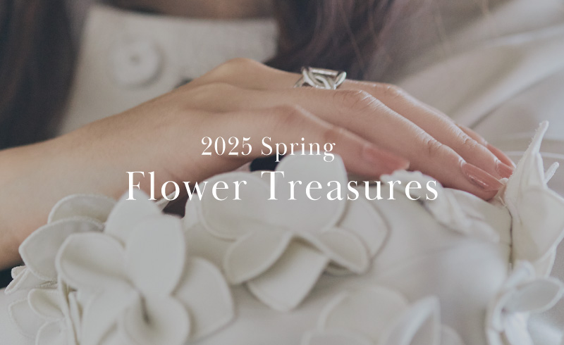 Flower Treasures｜美しさと幸せを運ぶフラワーモチーフ