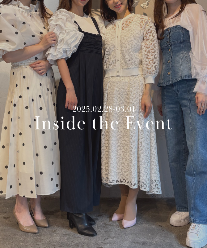 Inside the Event｜特別なひとときを振り返る、POPUPイベントレポート