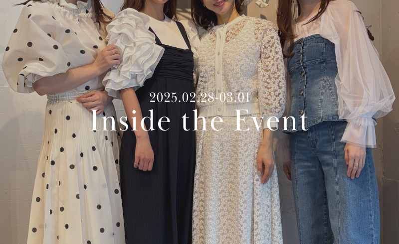 Inside the Event｜特別なひとときを振り返る、POPUPイベントレポート