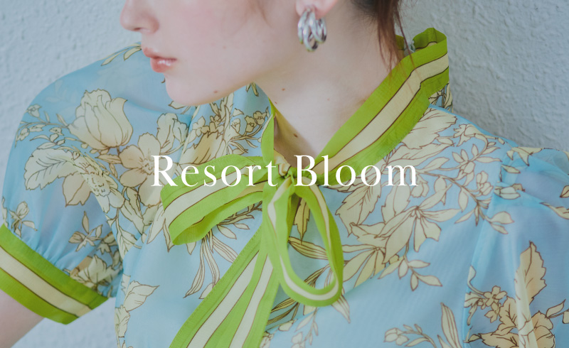 Resort Bloom|リゾートにも!着映え確約フラワープリント