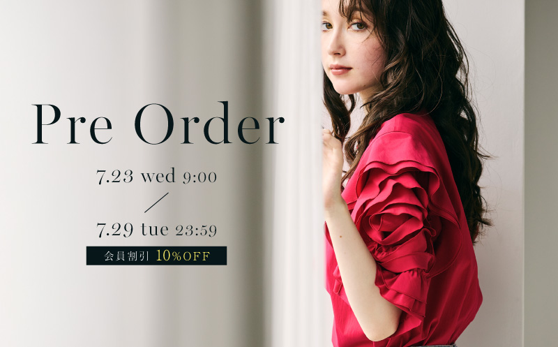 Pre Order|7/23(WED)-7/29(TUE)