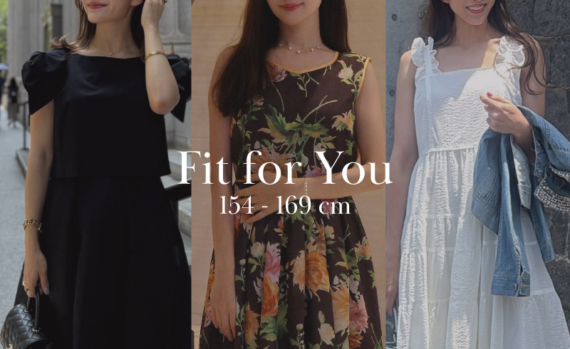 Fit for you|自分サイズが見つかる!人気のワンピ着比べレビュー