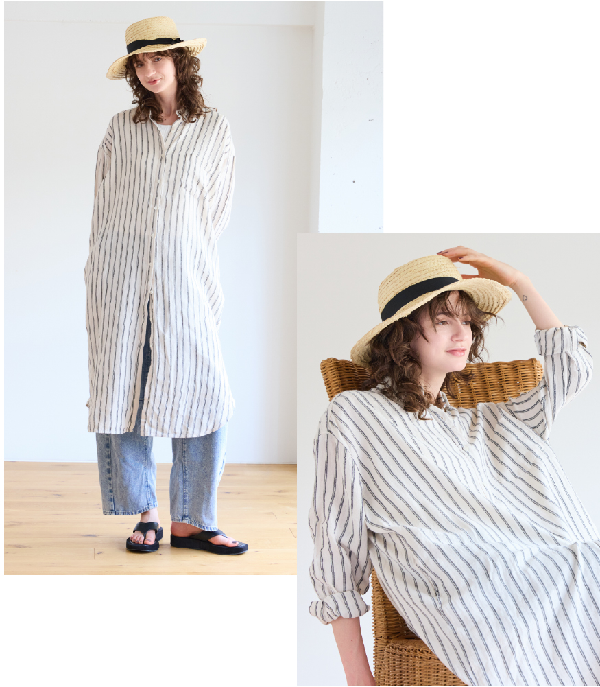 【J.O.S.S】着て涼む、着て楽しむ。リネン＆コットンシリーズ