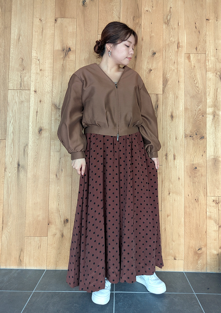 【NEW ITEM】涼しいのに秋らしい。プリントアイテムで作る初秋コーデ