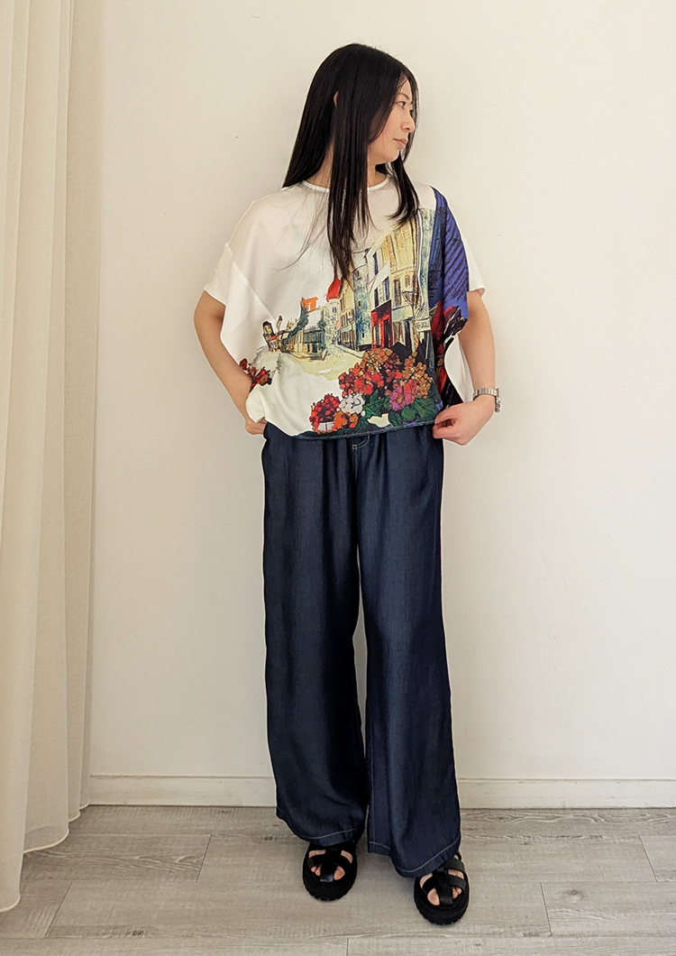 【NEW ITEM】涼やかなNEWワードローブ｜風景プリントシリーズが入荷！