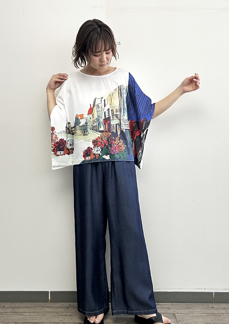 【NEW ITEM】涼やかなNEWワードローブ｜風景プリントシリーズが入荷！