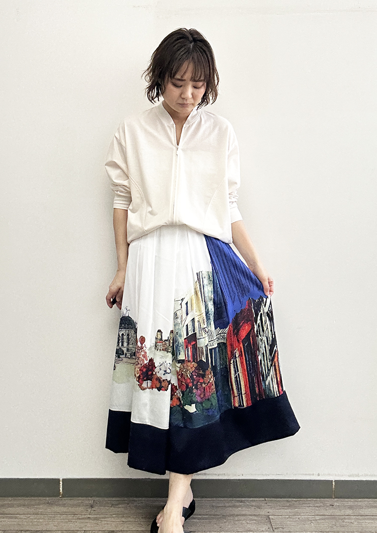 【NEW ITEM】涼やかなNEWワードローブ｜風景プリントシリーズが入荷！