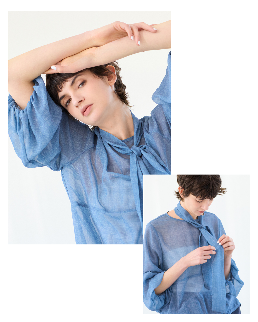 【NEW ITEM】上品な透け感で涼やかに。大人が挑戦しやすいシアーアイテム