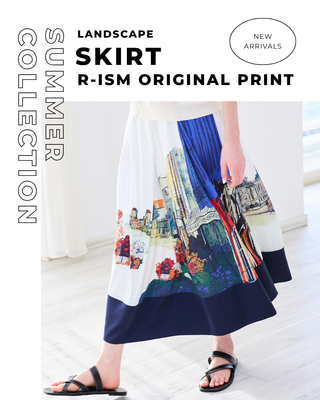 【NEW ITEM】涼やかなNEWワードローブ｜風景プリントシリーズが入荷！