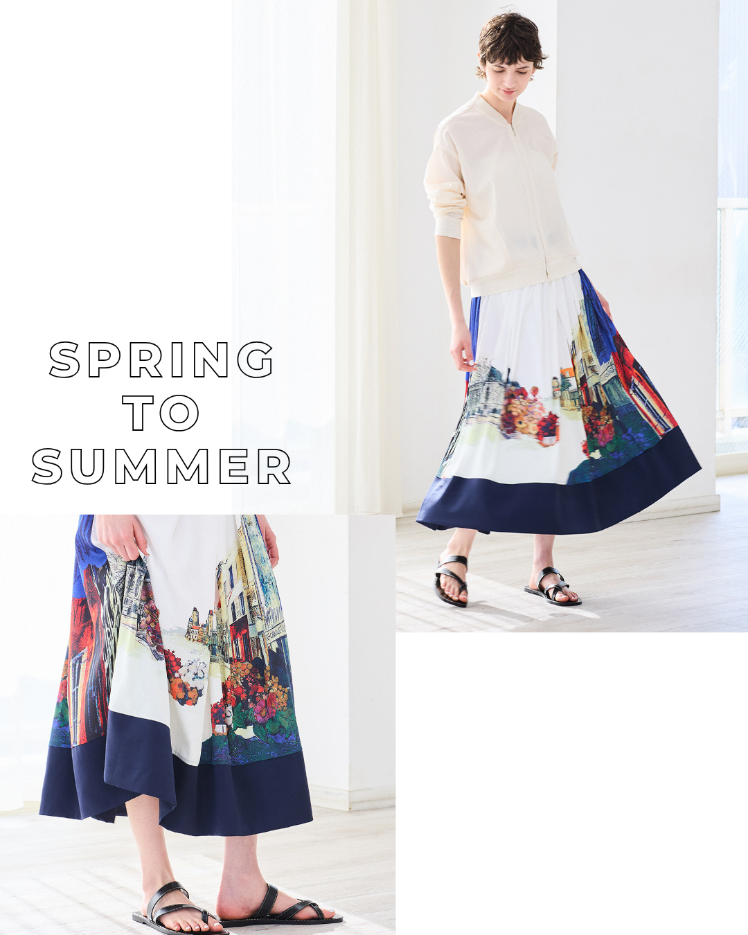 【NEW ITEM】涼やかなNEWワードローブ｜風景プリントシリーズが入荷！