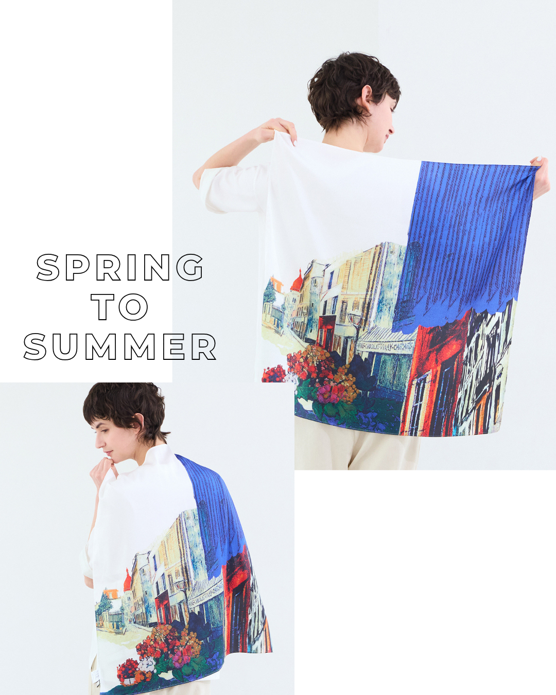 【NEW ITEM】涼やかなNEWワードローブ｜風景プリントシリーズが入荷！