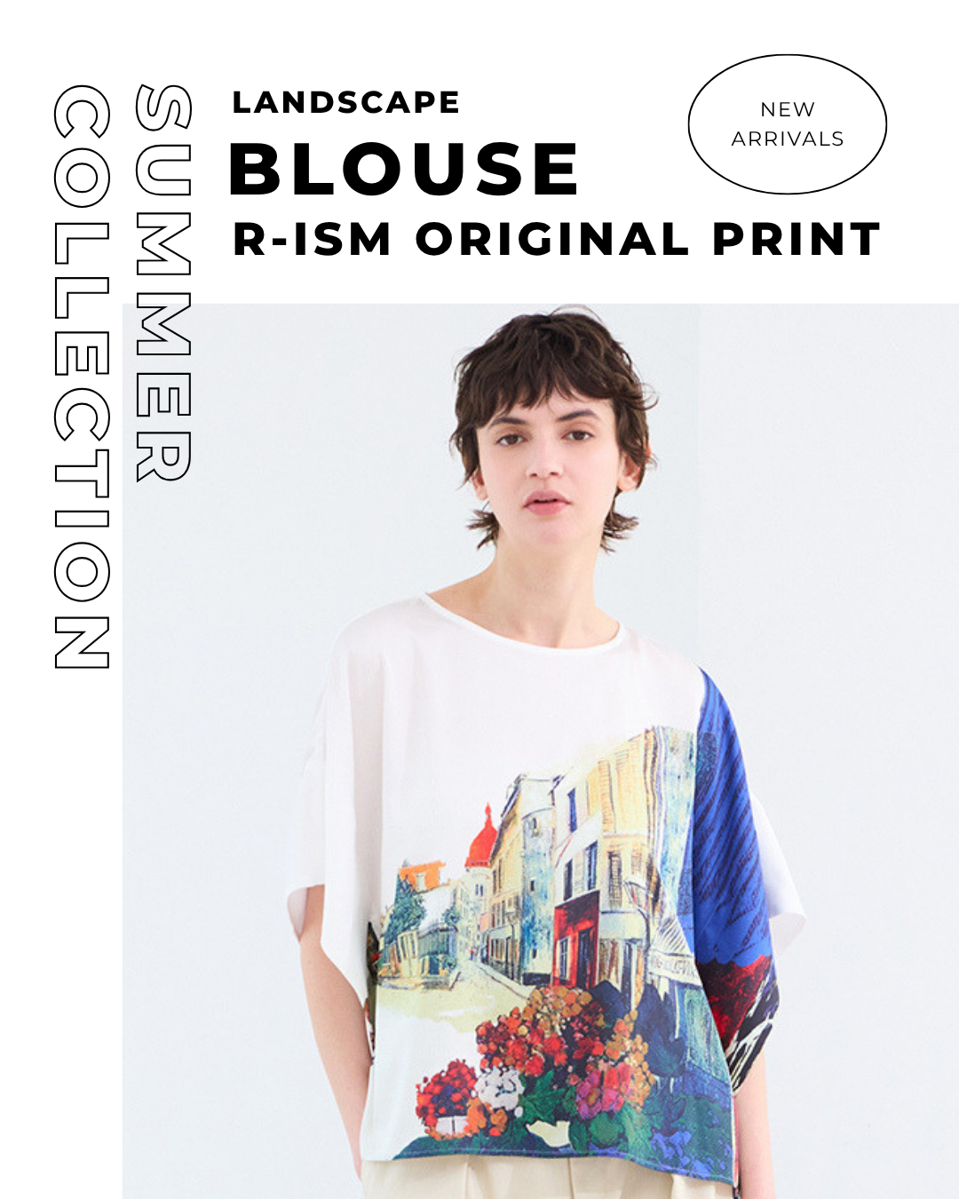 【NEW ITEM】涼やかなNEWワードローブ｜風景プリントシリーズが入荷！