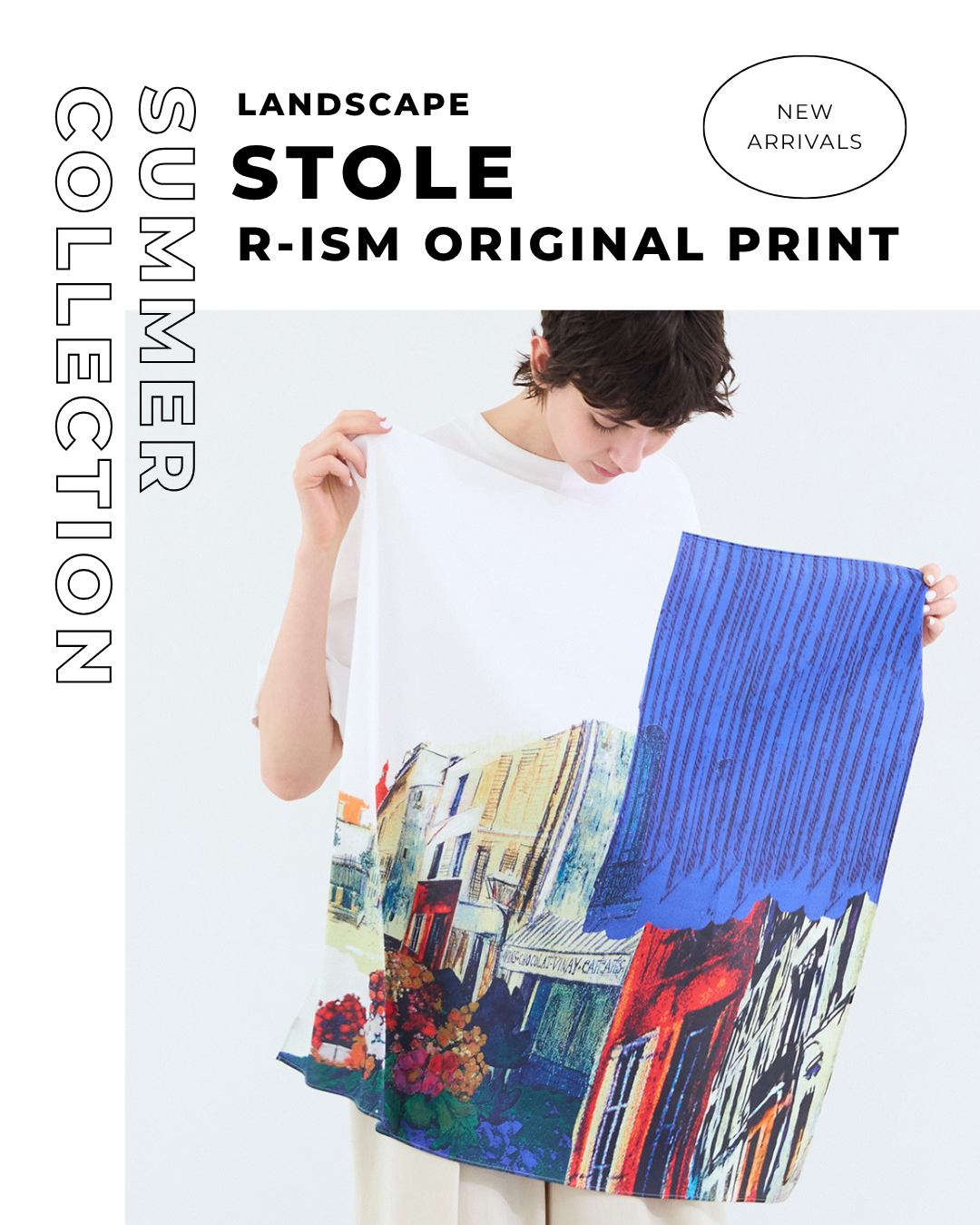 【NEW ITEM】涼やかなNEWワードローブ｜風景プリントシリーズが入荷！