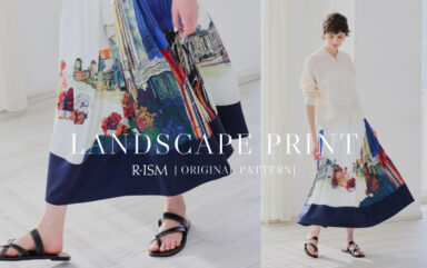 【NEW ITEM】涼やかなNEWワードローブ｜風景プリントシリーズが入荷！