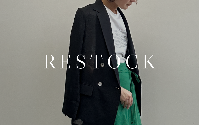 【RESTOCK ITEM】夏を快適にする名品。大ヒットサマージャケットが待望の再入荷！