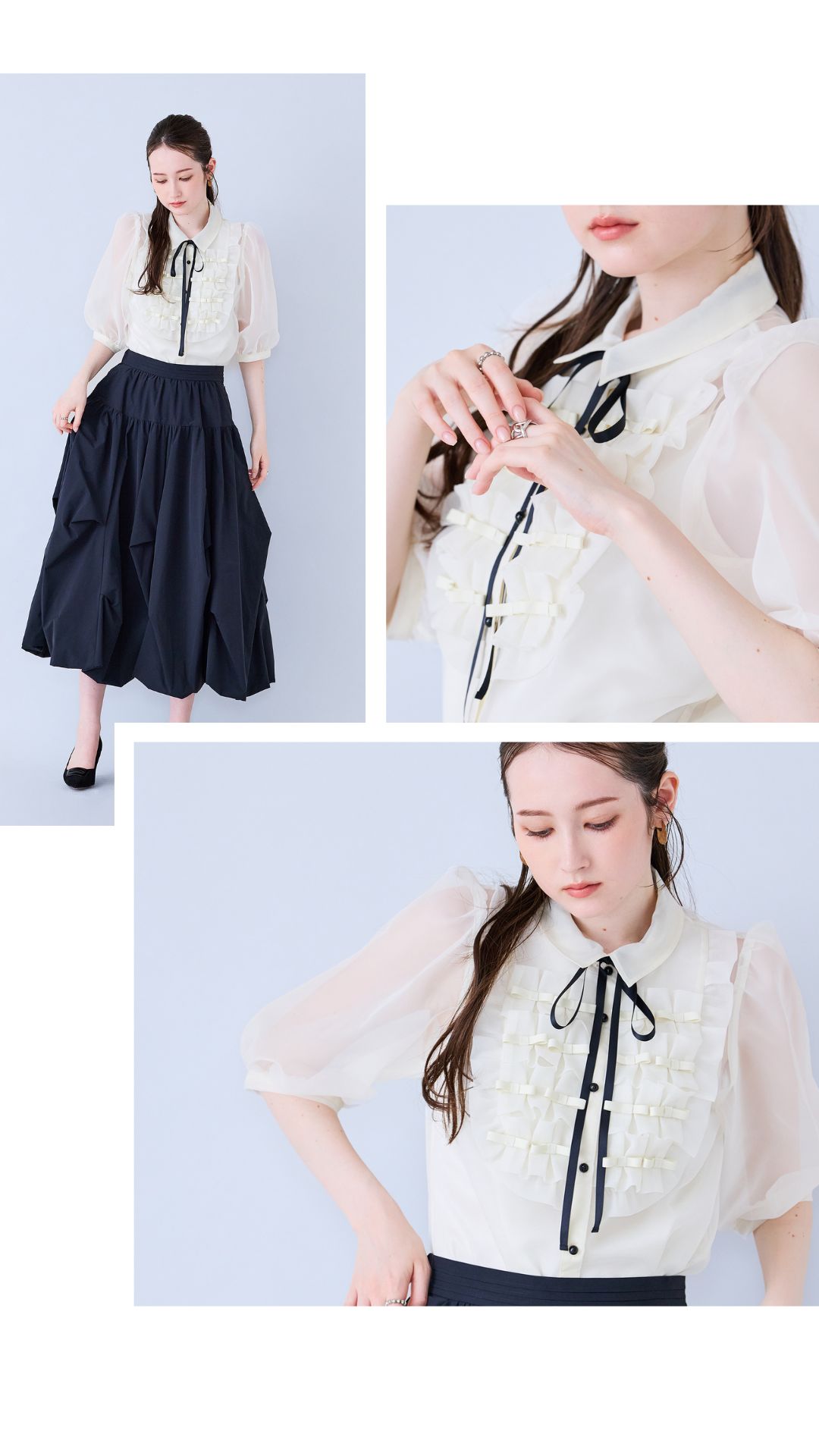 Styled by Ambassadors｜モードな甘さを纏う。大人が恋するリボンブラウス